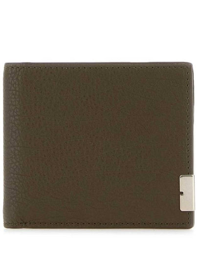 B Cut Bifold Leather Half Wallet Military - BURBERRY - BALAAN 2