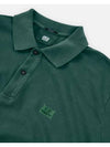 24/1 Piquet Resist Dyed Polo Shirt Green - CP COMPANY - BALAAN 4