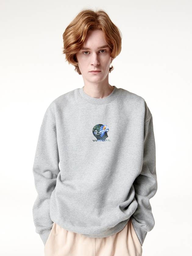 Virtual Flower Sweatshirt Gray - RADINEO - BALAAN 3