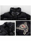 1A00118 595GJ 999 LESTE logo patch short down jacket - MONCLER - BALAAN 5