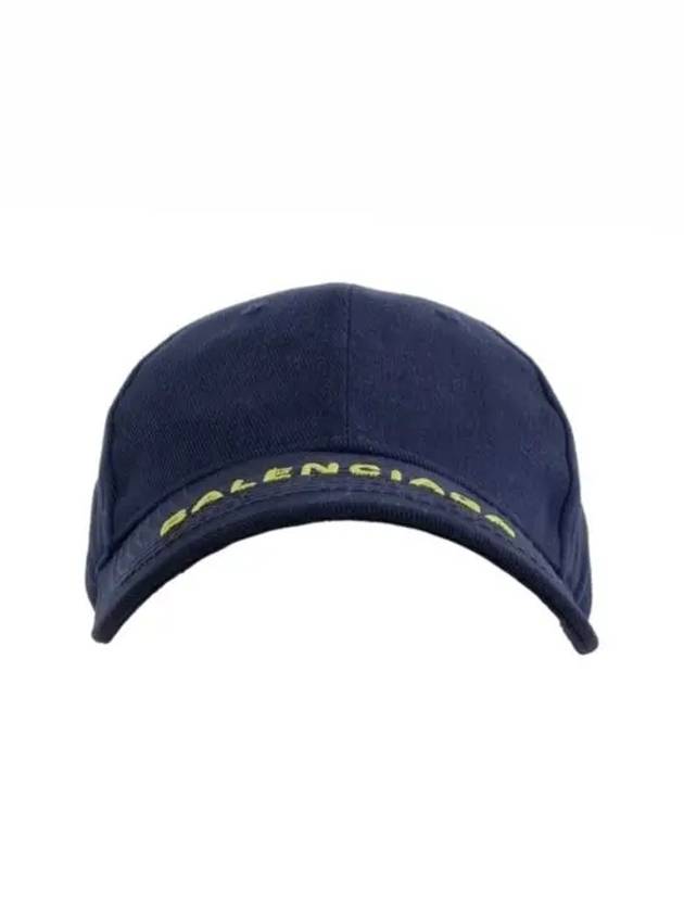 Embroided Logo Ball Cap Navy - BALENCIAGA - BALAAN 6