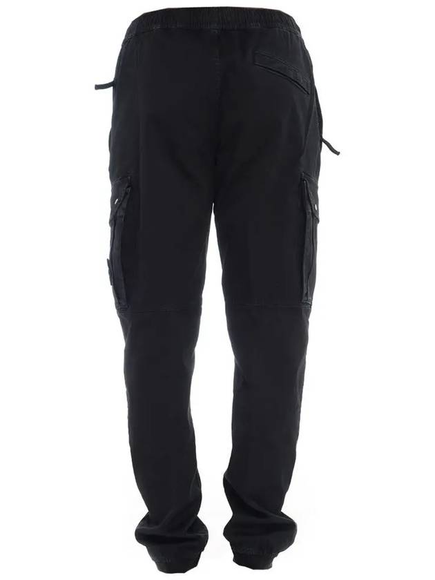 Men's Wappen Patch Straight Pants Black - STONE ISLAND - BALAAN 3