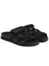 Chypre Calfskin Sandals Black - HERMES - BALAAN 2