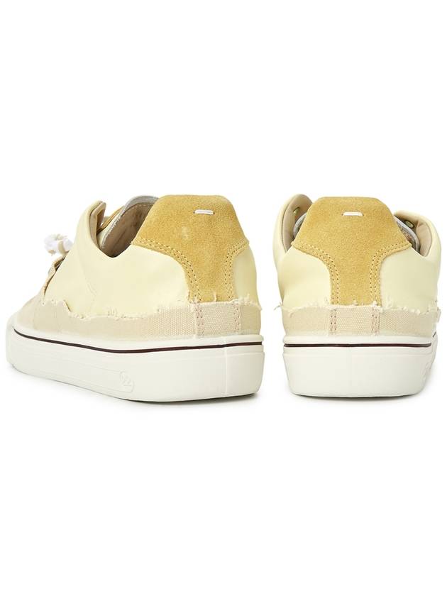 New Evolution Leather Low Top Sneakers Lemon - MAISON MARGIELA - BALAAN 7