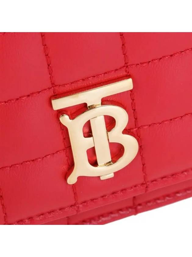 Lola Quilted Shoulder Bag Red - BURBERRY - BALAAN 6