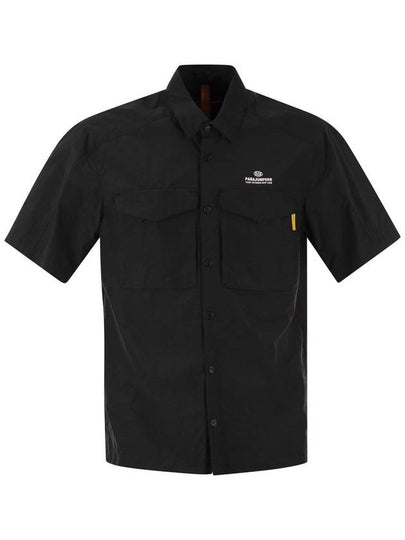 Men s Fete Short Sleeve Shirt Black - PARAJUMPERS - BALAAN 2