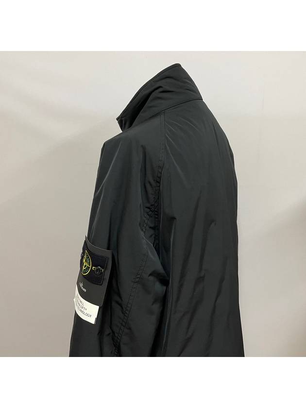 Micro Twill Pure Insulation Technology Primaloft Jacket Black - STONE ISLAND - BALAAN 4