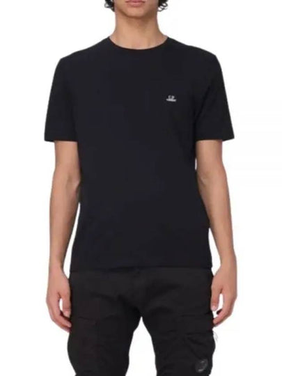 30/1 Jersey Logo Short Sleeve T-Shirt Black - CP COMPANY - BALAAN 2