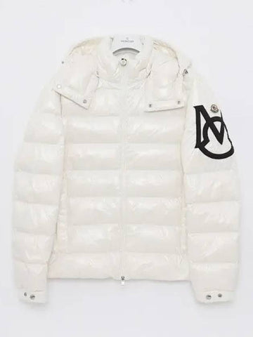 Salux patch logo hooded padded men s jacket 1A00007 5963V 031 SAULX 270998 1040358 - MONCLER - BALAAN 1