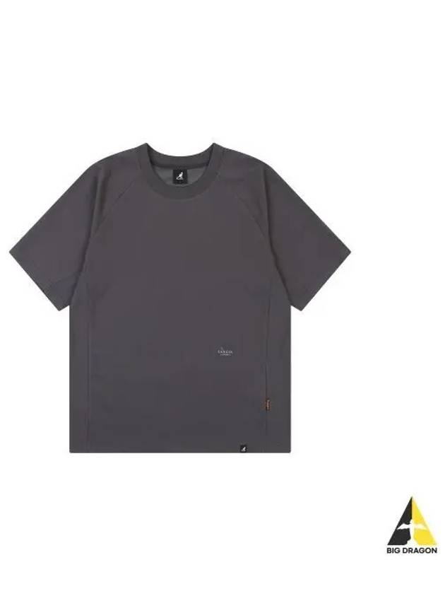 CBR Small Logo T Shirt 7023 Charcoal - KANGOL - BALAAN 1