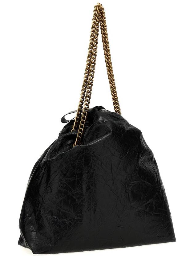 Women's Crush Medium Tote Bag Black - BALENCIAGA - BALAAN 3