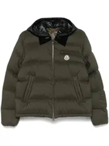 Men's Kalima Hooded Short Down Padding Green - MONCLER - BALAAN 1