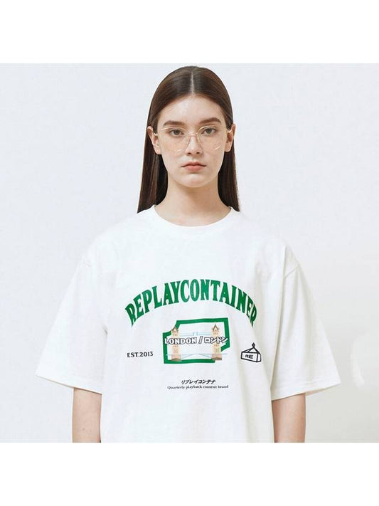 RC city logo tee LONDON white - REPLAYCONTAINER - BALAAN 1