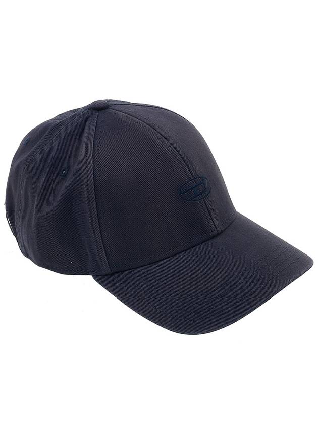 C Run Wash Logo Ball Cap Navy - DIESEL - BALAAN 5