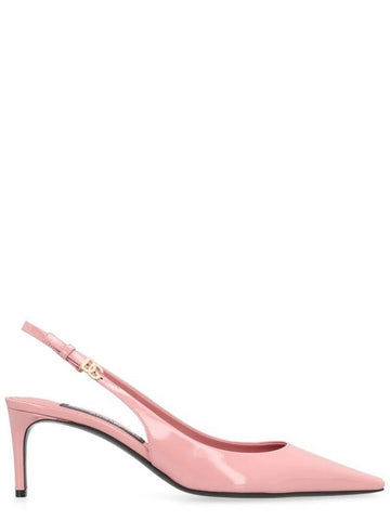 Dolce & Gabbana Leather Slingback Pumps - DOLCE&GABBANA - BALAAN 1