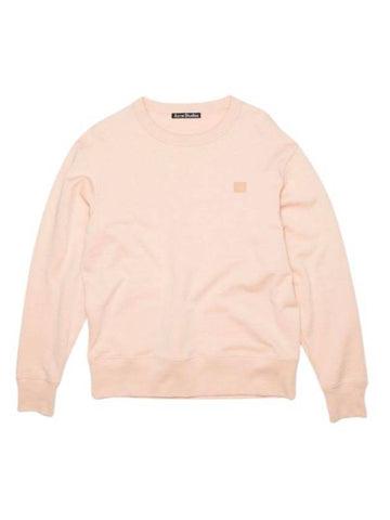 Face Patch Sweatshirt Pink - ACNE STUDIOS - BALAAN 1