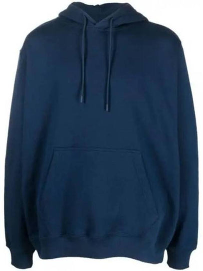 Logo Print Cotton Hoodie Navy - MSGM - BALAAN 2