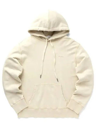 Fade Out Embroidery Logo Hoodie Ivory - AMI - BALAAN 2