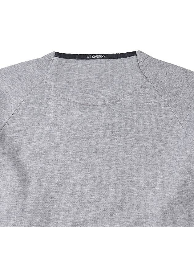 Men's Logo Light Fleece Sweatshirt Grey - CP COMPANY - BALAAN 8