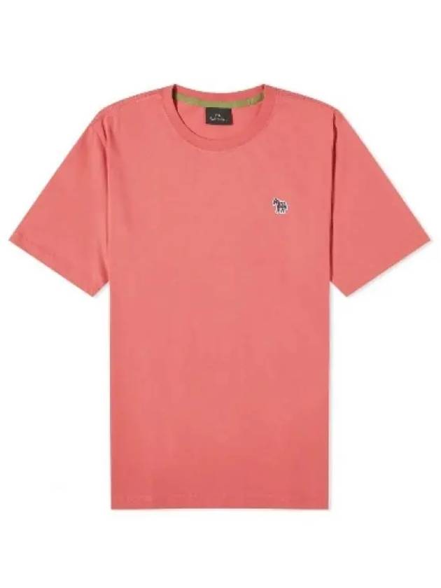 Zebra Logo Cotton Short Sleeve T-shirt Red - PAUL SMITH - BALAAN 2