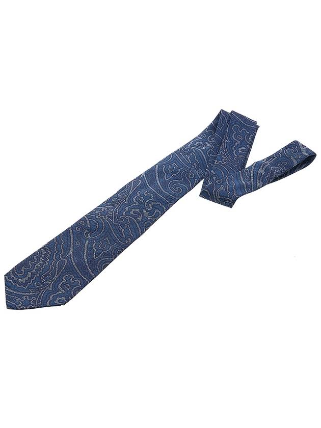 Paisley Logo Silk Tie 12026 3003 200 - ETRO - BALAAN 4