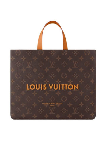 Shopper MM Monogram Tote Bag Brown - LOUIS VUITTON - BALAAN 1