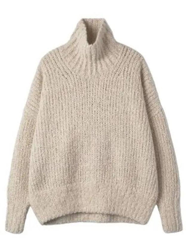 turtleneck knit oatmeal - TOTEME - BALAAN 1