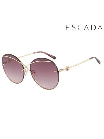 Sunglasses SES C11F 323M Round Metal Women s - ESCADA - BALAAN 1