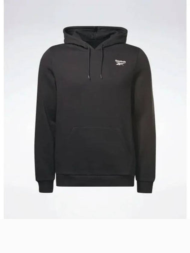 Small Vector Brushed Hoodie Black HG4448 - REEBOK - BALAAN 1