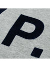 Men's VPC Logo Print Crew Neck Sweatshirt Grey - A.P.C. - BALAAN 5