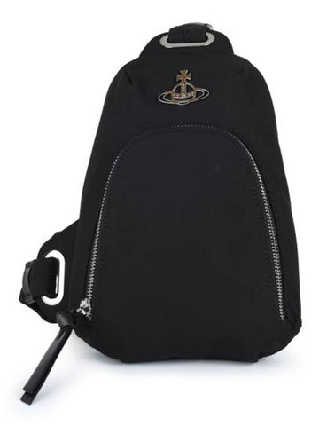 ORB Logo Sling Bag Black - VIVIENNE WESTWOOD - BALAAN 1