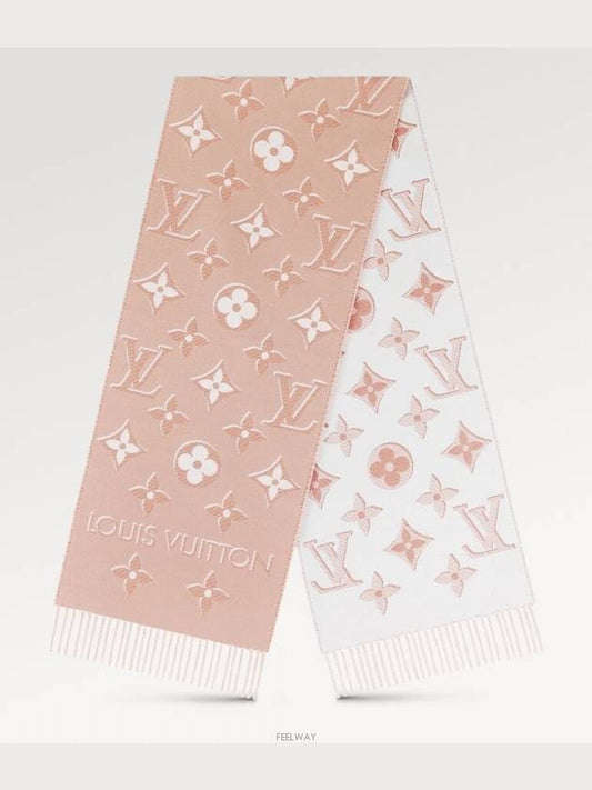 LV Essential Shine Wool Scarf Rose - LOUIS VUITTON - BALAAN 2