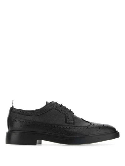 Men's Classic Long Wing Brogue Lace Up Brogue Shoes Black - THOM BROWNE - BALAAN 2