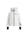 Grenoble Swiss Logo Print Short Down Padded Jacket White - MONCLER - BALAAN 2