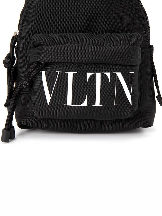 Logo Backpack Black - VALENTINO - BALAAN 9