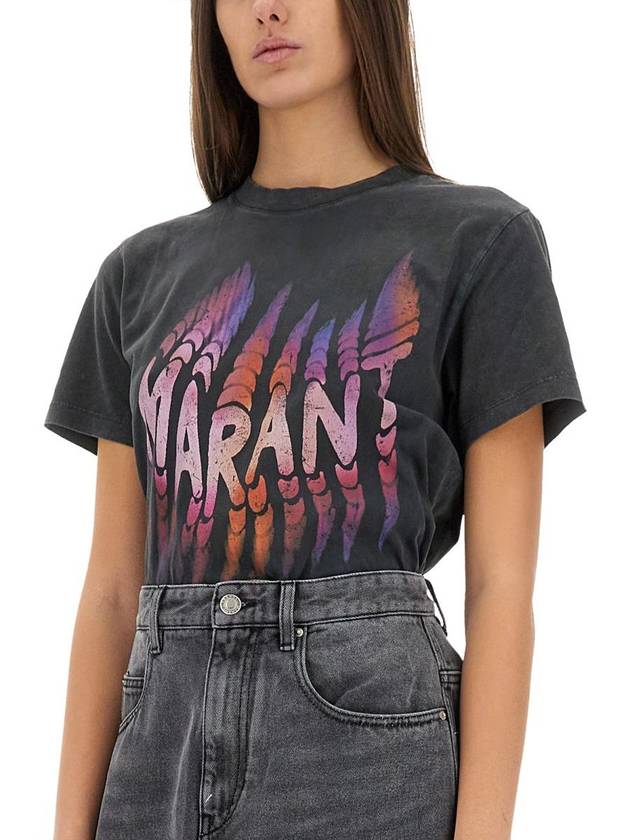 Isabel Marant Étoile "Zoeline" T-Shirt - ISABEL MARANT ETOILE - BALAAN 4