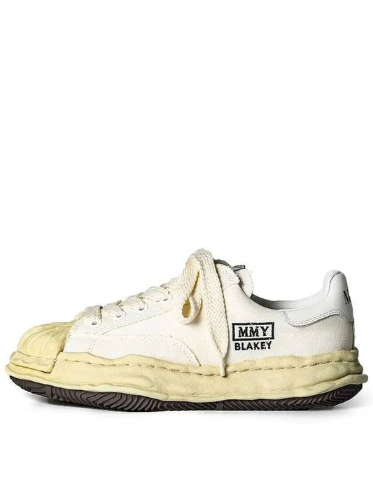 Blakey VL OG Sole Canvas Low Top Sneakers White - MIHARA YASUHIRO - BALAAN 2