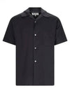 Twill Vacation Short Sleeve Shirt Black - MAISON MARGIELA - BALAAN 2