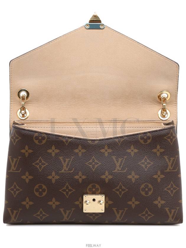 Monogram Palace Chain Shoulder Bag Flap Cross M50069 Dune Color - LOUIS VUITTON - BALAAN 9