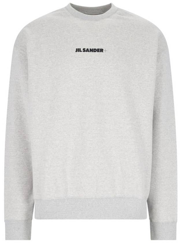 Men's Logo Sweatshirt Grey - JIL SANDER - BALAAN 2