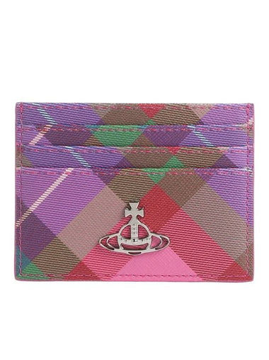 ORB Logo Flat Card Wallet - VIVIENNE WESTWOOD - BALAAN 1