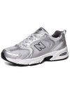 530 Metallic Low Top Sneakers Grey Matter - NEW BALANCE - BALAAN 6