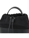 5AC Number Logo Texture Leather Bucket Bag Black - MAISON MARGIELA - BALAAN 9