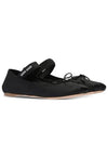 Satin Ballerinas Black - MIU MIU - BALAAN 6