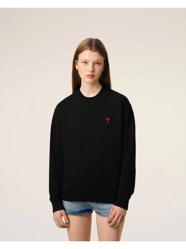 De Coeur Sweatshirt Black - AMI - BALAAN 5