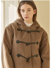 Women's Ender Toggle Short Coat Brown - MICANE - BALAAN 5