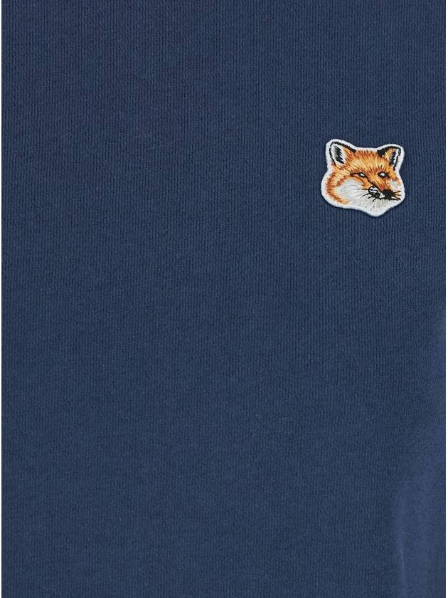 Fox Head Patch Regular Sweatshirt Ink Blue - MAISON KITSUNE - BALAAN 4