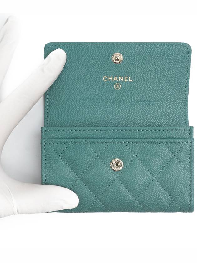 CC Crush Card Wallet Green - CHANEL - BALAAN 8