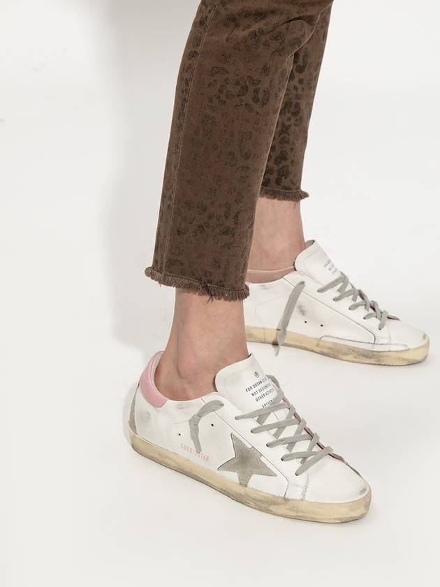 Superstar Pink Tab Low Top Sneakers - GOLDEN GOOSE - BALAAN 3