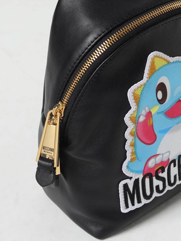 logo applique mini backpack A74988051 - MOSCHINO - BALAAN 4